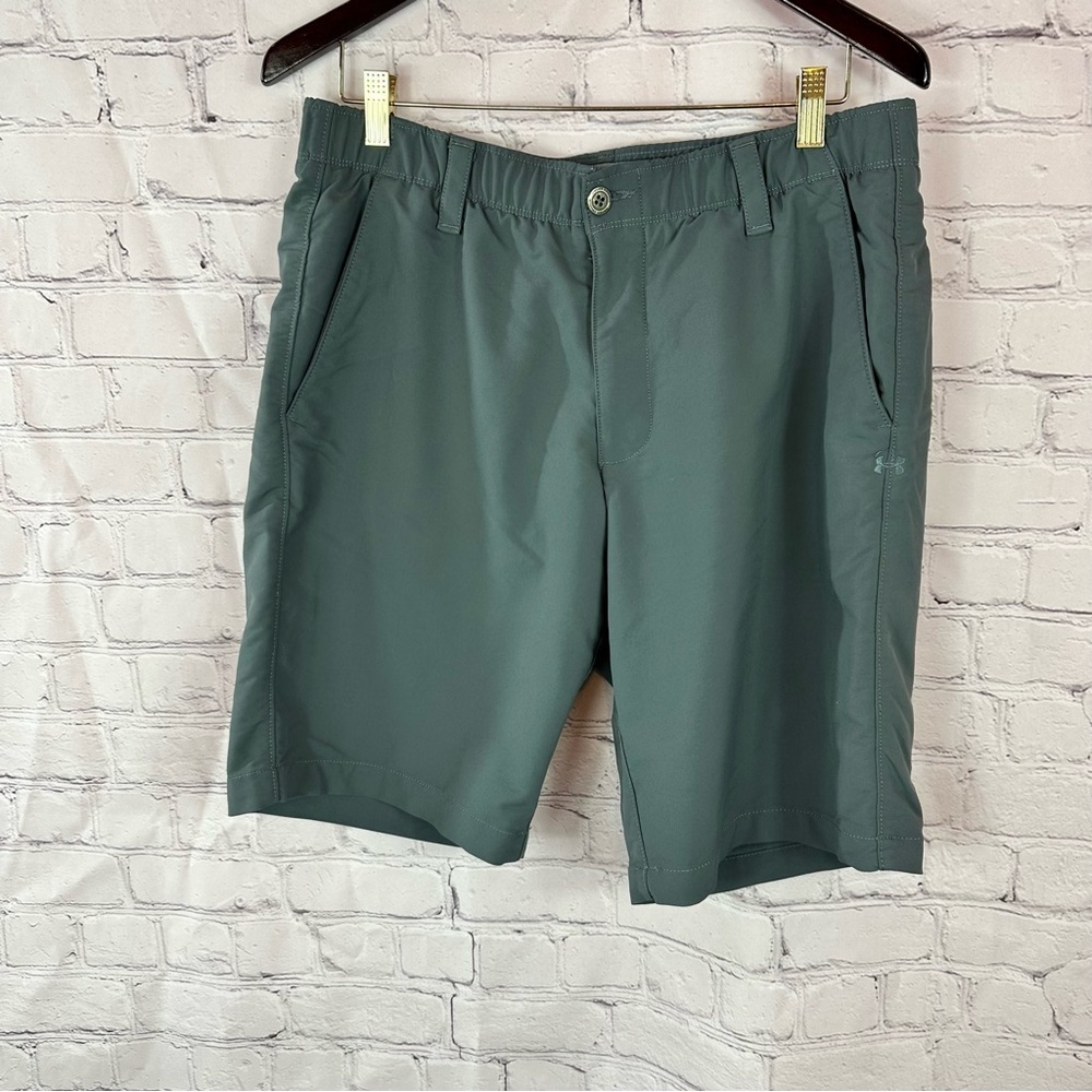 Under Armour UA golf loose shorts Mens 36" gray activewear athleisure outdoor